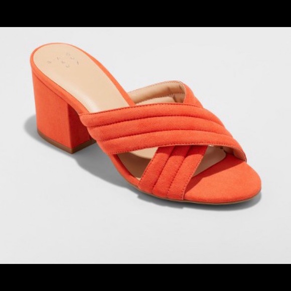 A New Day Shoes - NWT/A NEW DAY MIRIAM CROSSBAND QUILTED MULES SZ:7